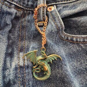 Dragon Denim Charm